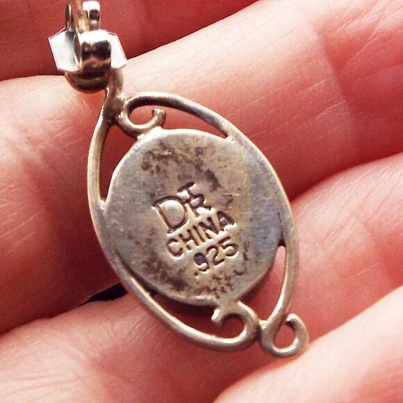 JAY KING MINE FINDS STERLING OVAL GOLD DRUZY OVAL PIERCED EARRINGS 73 - Picture 3 of 5